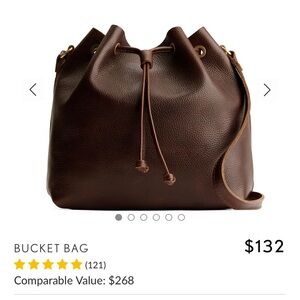 Portland Leather Goods Bucket Large Bag